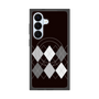プレミアムスクエアケース with SnapMag［ Nordic Argyle - Black ］
