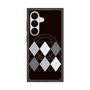 プレミアムスクエアケース with SnapMag［ Nordic Argyle - Black ］