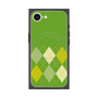 プレミアムスクエアケース with SnapMag［ Nordic Argyle - Green ］