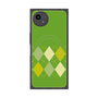 プレミアムスクエアケース with SnapMag［ Nordic Argyle - Green ］
