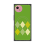プレミアムスクエアケース with SnapMag［ Nordic Argyle - Green ］