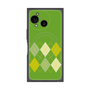 プレミアムスクエアケース with SnapMag［ Nordic Argyle - Green ］