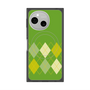 プレミアムスクエアケース with SnapMag［ Nordic Argyle - Green ］
