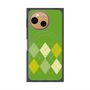 プレミアムスクエアケース with SnapMag［ Nordic Argyle - Green ］