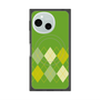 プレミアムスクエアケース with SnapMag［ Nordic Argyle - Green ］