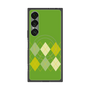 プレミアムスクエアケース with SnapMag［ Nordic Argyle - Green ］