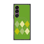 プレミアムスクエアケース with SnapMag［ Nordic Argyle - Green ］