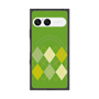 プレミアムスクエアケース with SnapMag［ Nordic Argyle - Green ］