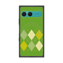 プレミアムスクエアケース with SnapMag［ Nordic Argyle - Green ］