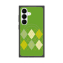 プレミアムスクエアケース with SnapMag［ Nordic Argyle - Green ］