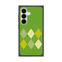 プレミアムスクエアケース with SnapMag［ Nordic Argyle - Green ］