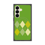 プレミアムスクエアケース with SnapMag［ Nordic Argyle - Green ］