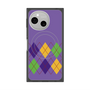 プレミアムスクエアケース with SnapMag［ Nordic Argyle - Purple ］