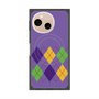 プレミアムスクエアケース with SnapMag［ Nordic Argyle - Purple ］