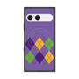 プレミアムスクエアケース with SnapMag［ Nordic Argyle - Purple ］