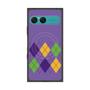 プレミアムスクエアケース with SnapMag［ Nordic Argyle - Purple ］