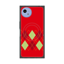 プレミアムスクエアケース with SnapMag［ Nordic Argyle - Red ］