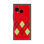 プレミアムスクエアケース with SnapMag［ Nordic Argyle - Red ］