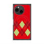 プレミアムスクエアケース with SnapMag［ Nordic Argyle - Red ］