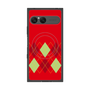プレミアムスクエアケース with SnapMag［ Nordic Argyle - Red ］