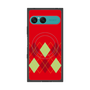 プレミアムスクエアケース with SnapMag［ Nordic Argyle - Red ］
