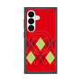 プレミアムスクエアケース with SnapMag［ Nordic Argyle - Red ］