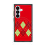 プレミアムスクエアケース with SnapMag［ Nordic Argyle - Red ］