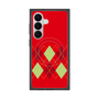 プレミアムスクエアケース with SnapMag［ Nordic Argyle - Red ］