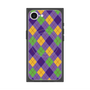 プレミアムスクエアケース with SnapMag［ Argyle - Purple ］