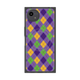 プレミアムスクエアケース with SnapMag［ Argyle - Purple ］