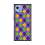 プレミアムスクエアケース with SnapMag［ Argyle - Purple ］