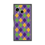 プレミアムスクエアケース with SnapMag［ Argyle - Purple ］
