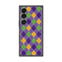 プレミアムスクエアケース with SnapMag［ Argyle - Purple ］
