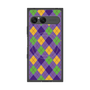 プレミアムスクエアケース with SnapMag［ Argyle - Purple ］