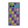 プレミアムスクエアケース with SnapMag［ Argyle - Purple ］