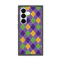 プレミアムスクエアケース with SnapMag［ Argyle - Purple ］