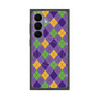 プレミアムスクエアケース with SnapMag［ Argyle - Purple ］