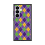 プレミアムスクエアケース with SnapMag［ Argyle - Purple ］