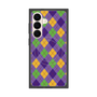 プレミアムスクエアケース with SnapMag［ Argyle - Purple ］