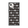 プレミアムスクエアケース with SnapMag［ Argyle - Black ］