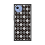 プレミアムスクエアケース with SnapMag［ Argyle - Black ］