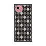 プレミアムスクエアケース with SnapMag［ Argyle - Black ］
