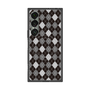 プレミアムスクエアケース with SnapMag［ Argyle - Black ］