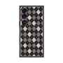 プレミアムスクエアケース with SnapMag［ Argyle - Black ］