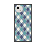 プレミアムスクエアケース with SnapMag［ Argyle - Blue ］