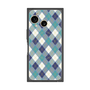 プレミアムスクエアケース with SnapMag［ Argyle - Blue ］
