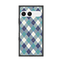 プレミアムスクエアケース with SnapMag［ Argyle - Blue ］