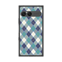 プレミアムスクエアケース with SnapMag［ Argyle - Blue ］