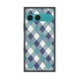 プレミアムスクエアケース with SnapMag［ Argyle - Blue ］