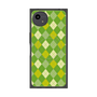 プレミアムスクエアケース with SnapMag［ Argyle - Green ］